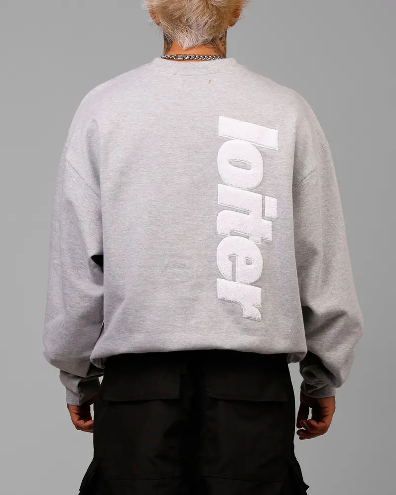 Loiter Freeway Crewneck Grey Marle 1