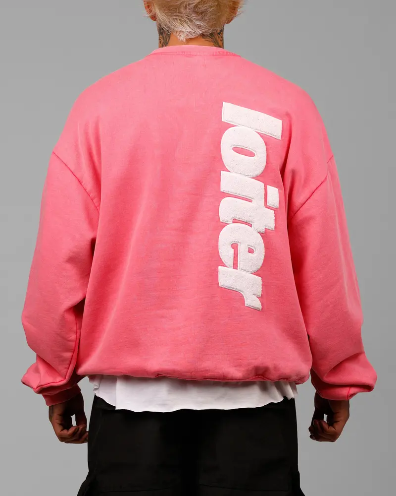 Loiter Freeway Crewneck Pink 1