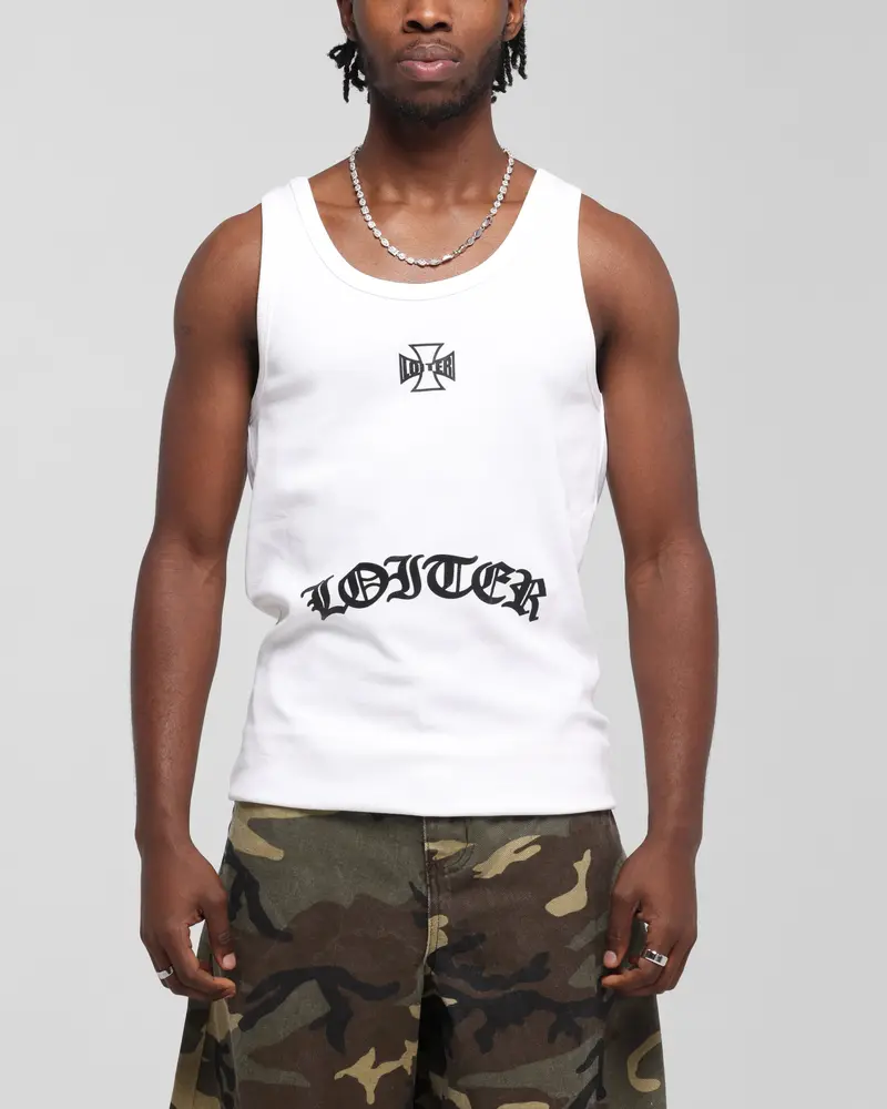 Loiter Gothic Tank Off White 1