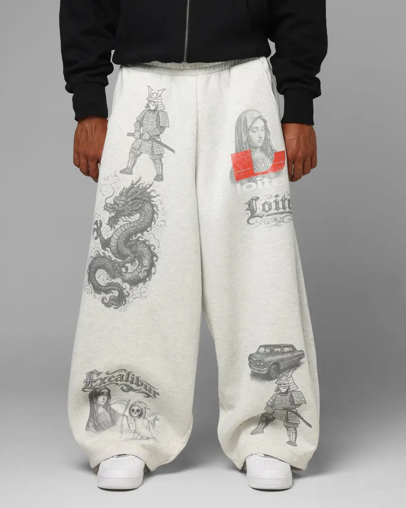 Loiter Holy Flame Sweatpants Grey 1
