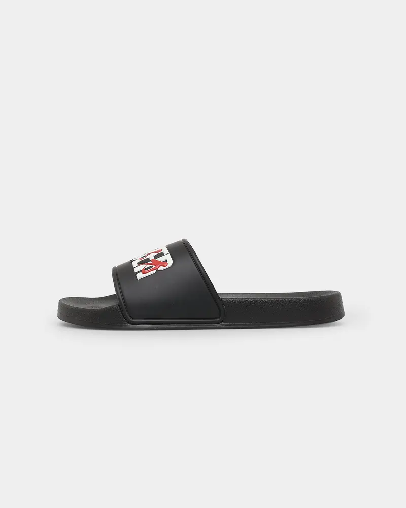 Loiter Honour Slides Black/Red 1