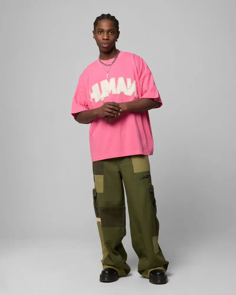 Loiter Human Box T-Shirt Pink 3