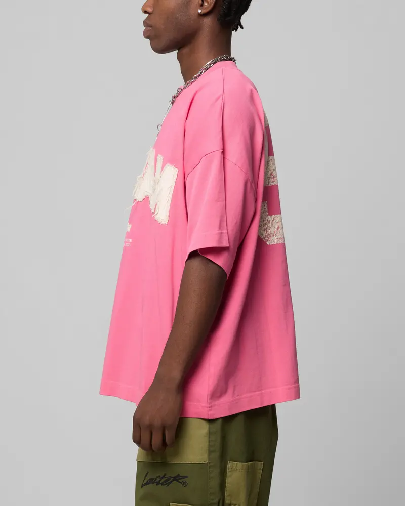 Loiter Human Box T-Shirt Pink 6