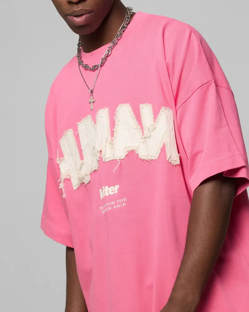 Loiter Human Box T-Shirt Pink 7