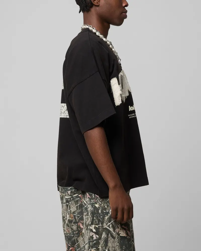 Loiter Human Box T-Shirt Vintage Black 5