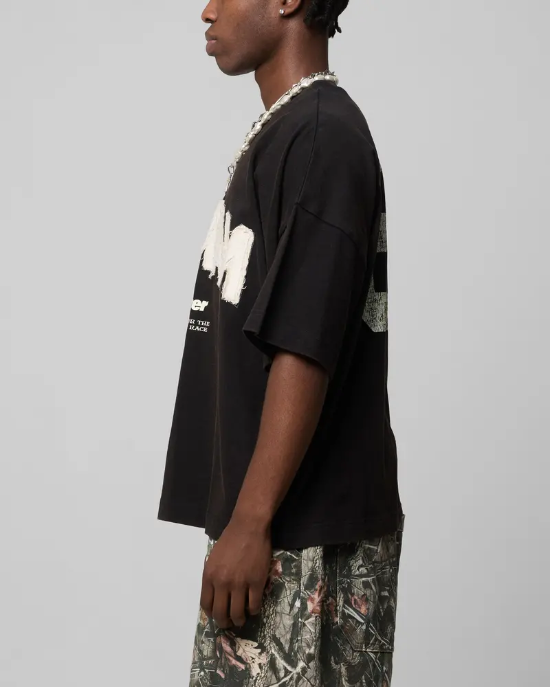 Loiter Human Box T-Shirt Vintage Black 6