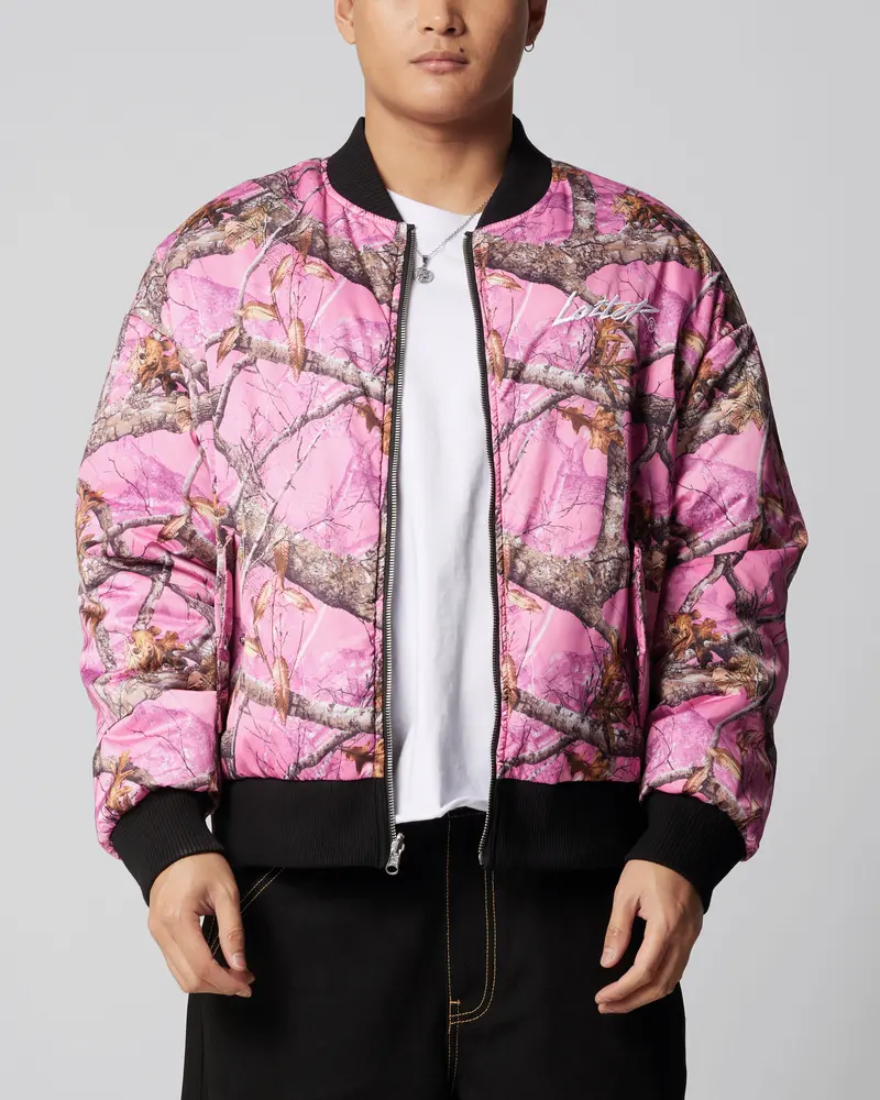 Loiter Hunter Reversible Jacket Black/Pink 1