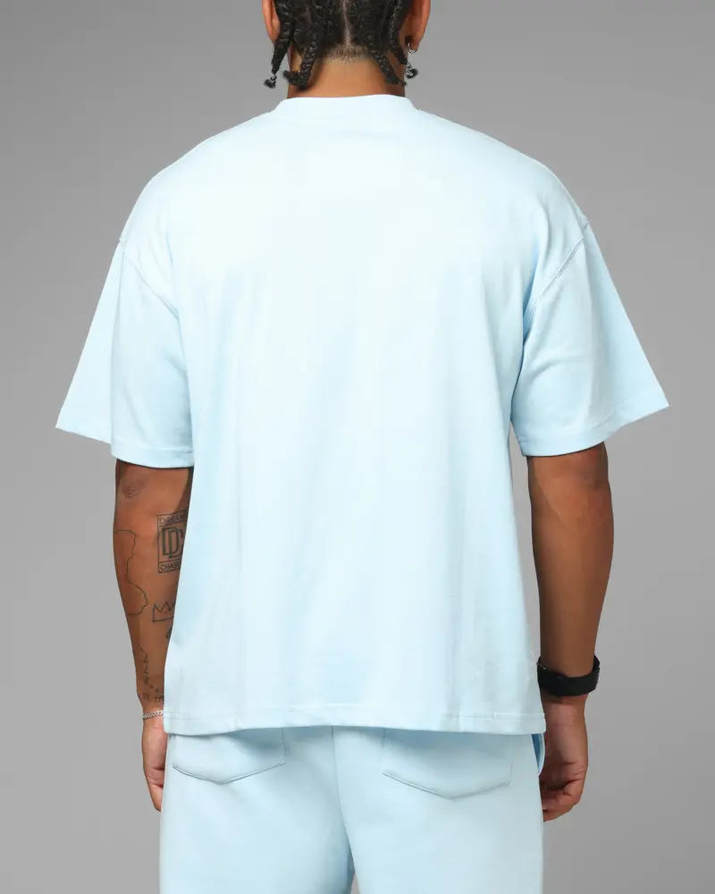 Loiter Hybrid Premium T-Shirt Light Blue 3