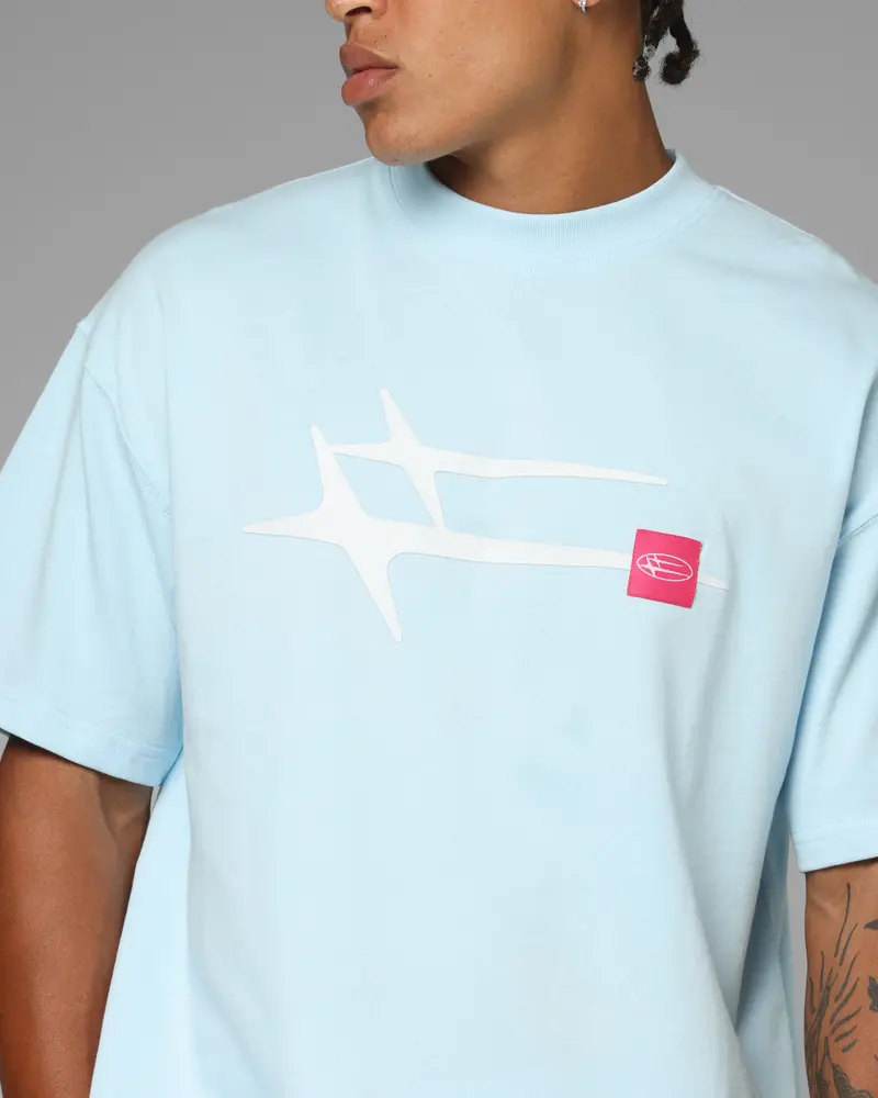 Loiter Hybrid Premium T-Shirt Light Blue 6
