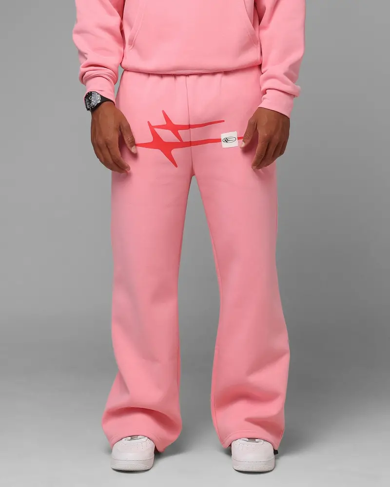 Loiter Hybrid Sweatpants Pink 1