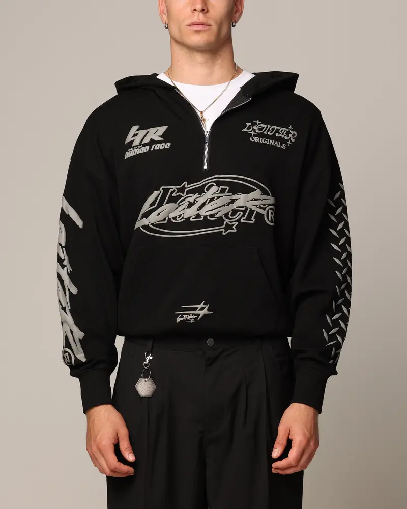 Loiter Instinct Hoodie Black 1