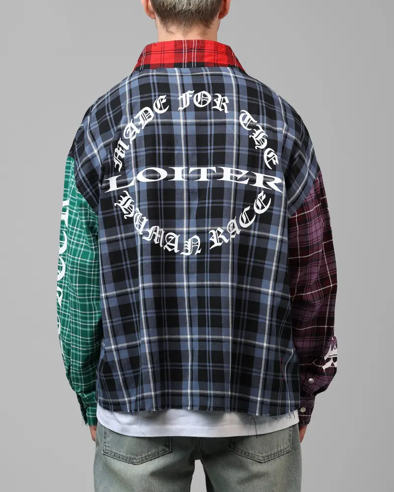 Loiter Kimono Flannel Multi 1
