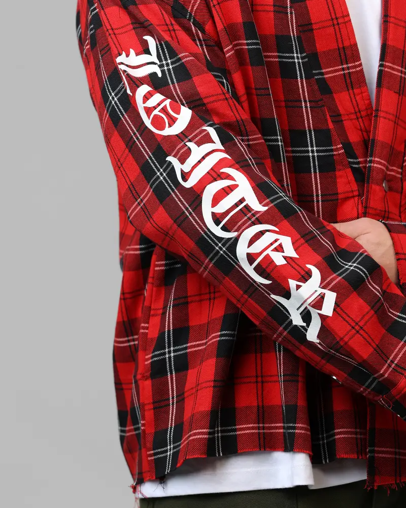 Loiter Kimono Flannel Red 7