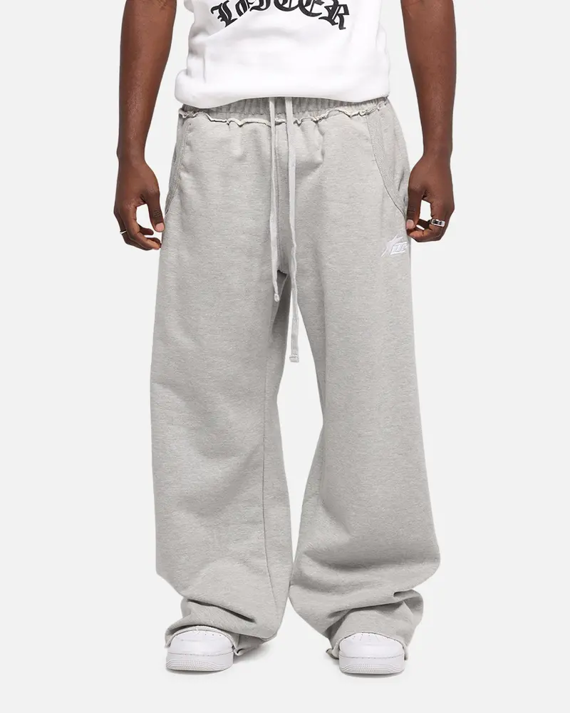 Loiter Layered Track Pants Grey 1