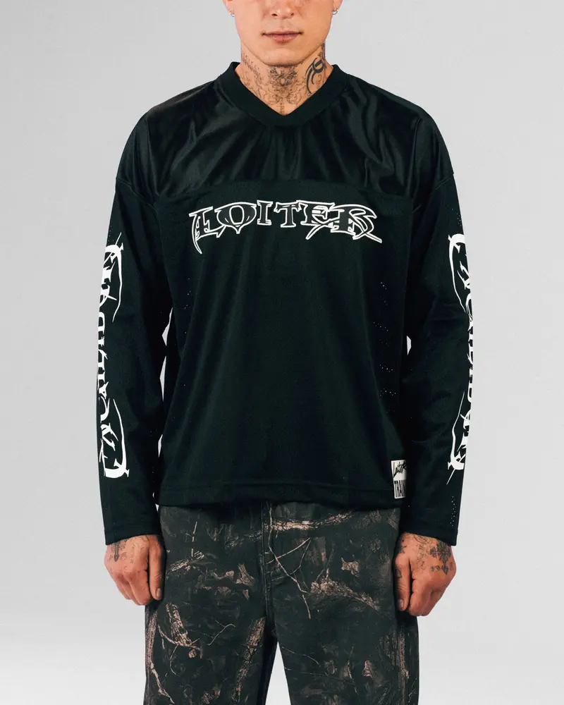 Loiter Long Sleeve Training Jersey Black 1