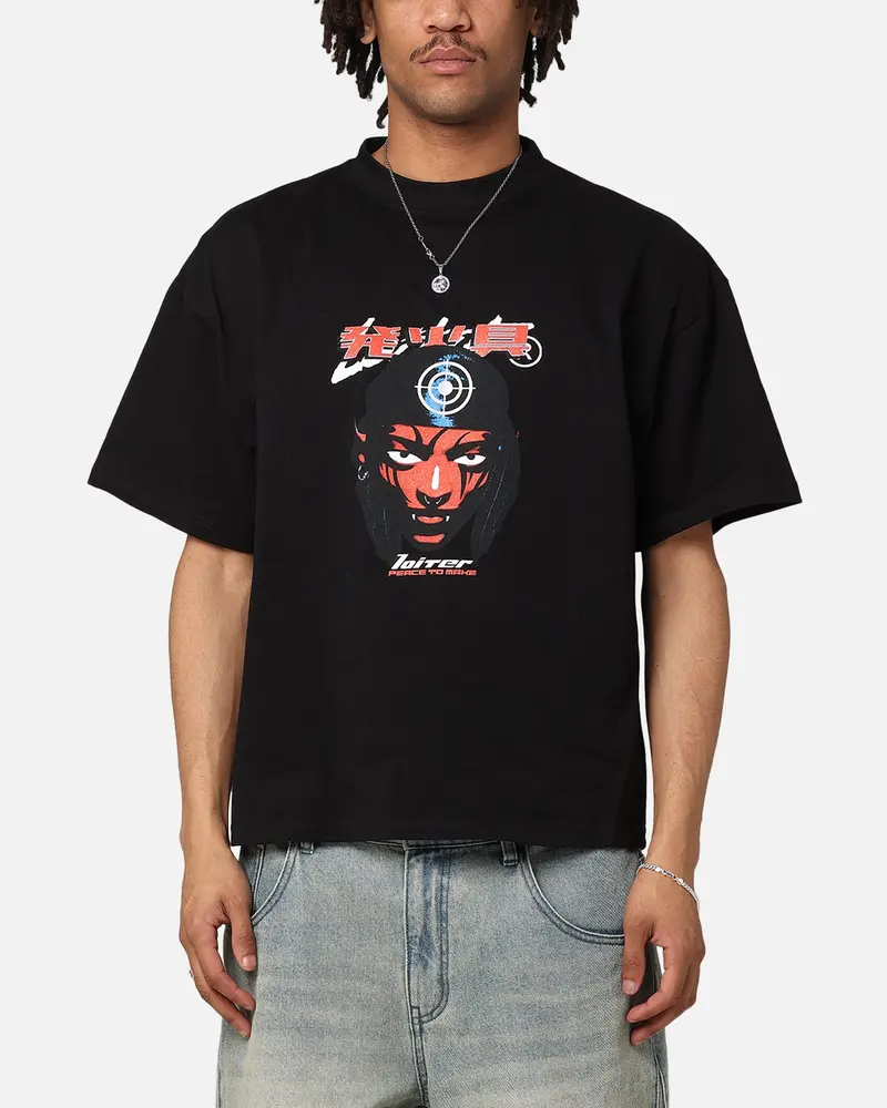 Loiter Love Sick T-Shirt Black 1