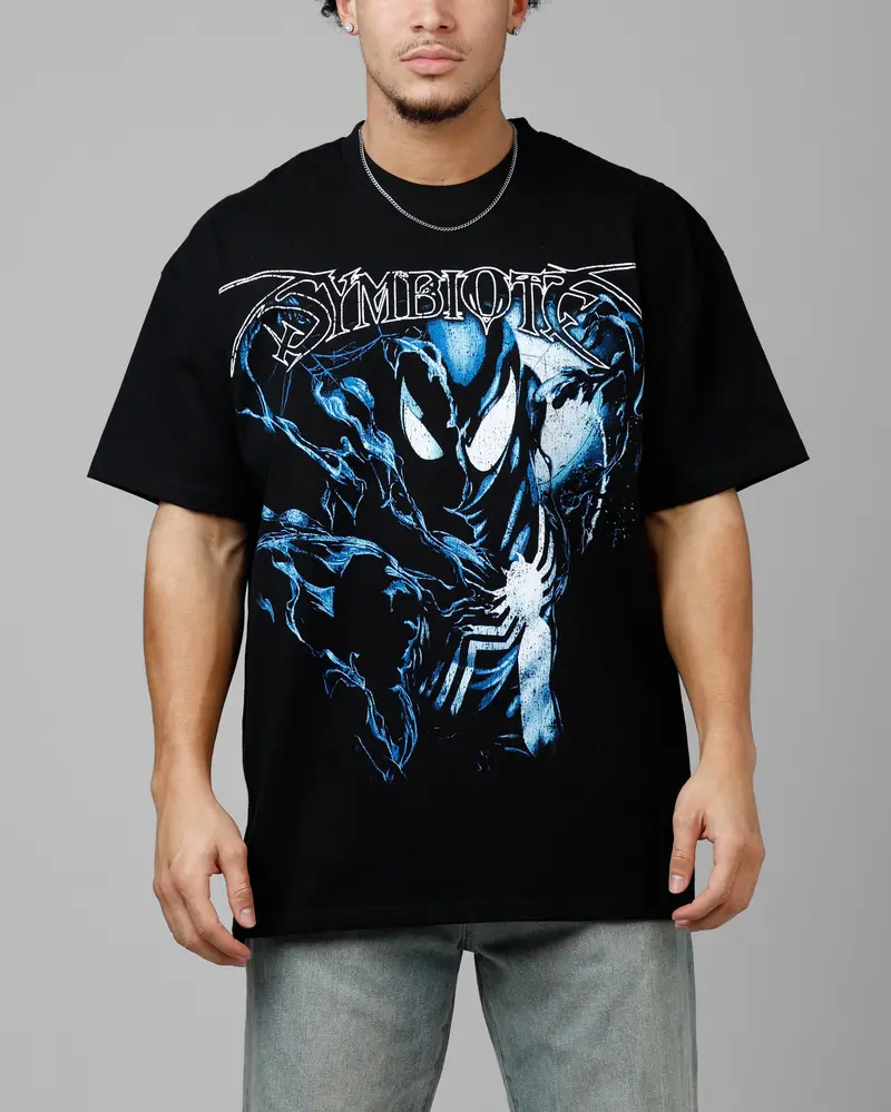 Loiter Marvel Spider-Man Symbiote Heavyweight T-Shirt Black 1