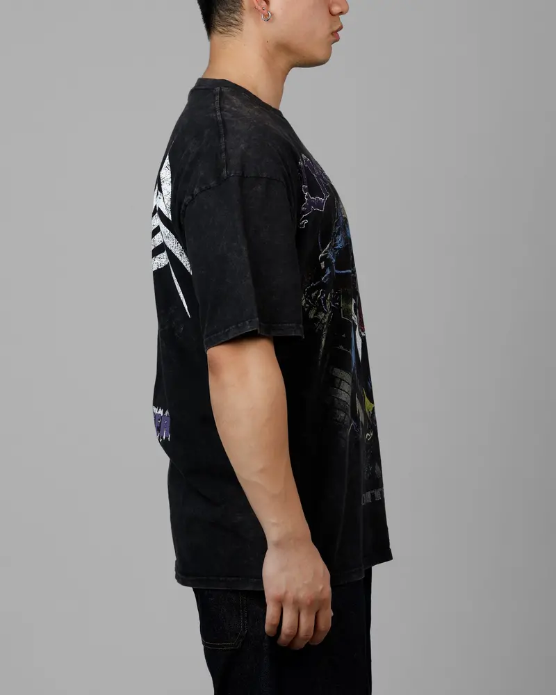 Loiter Marvel Venom Vintage T-Shirt Black Acidwash 5