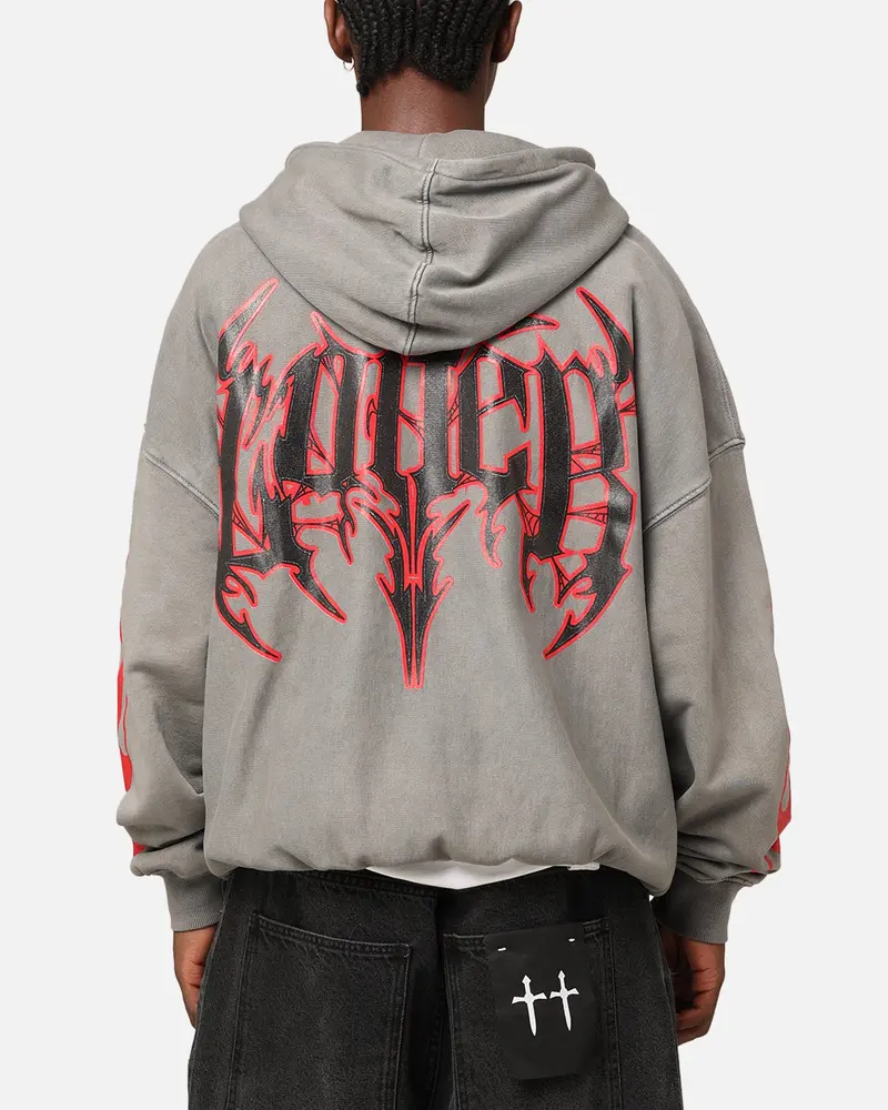 Loiter Metal Hoodie Washed Charcoal 1