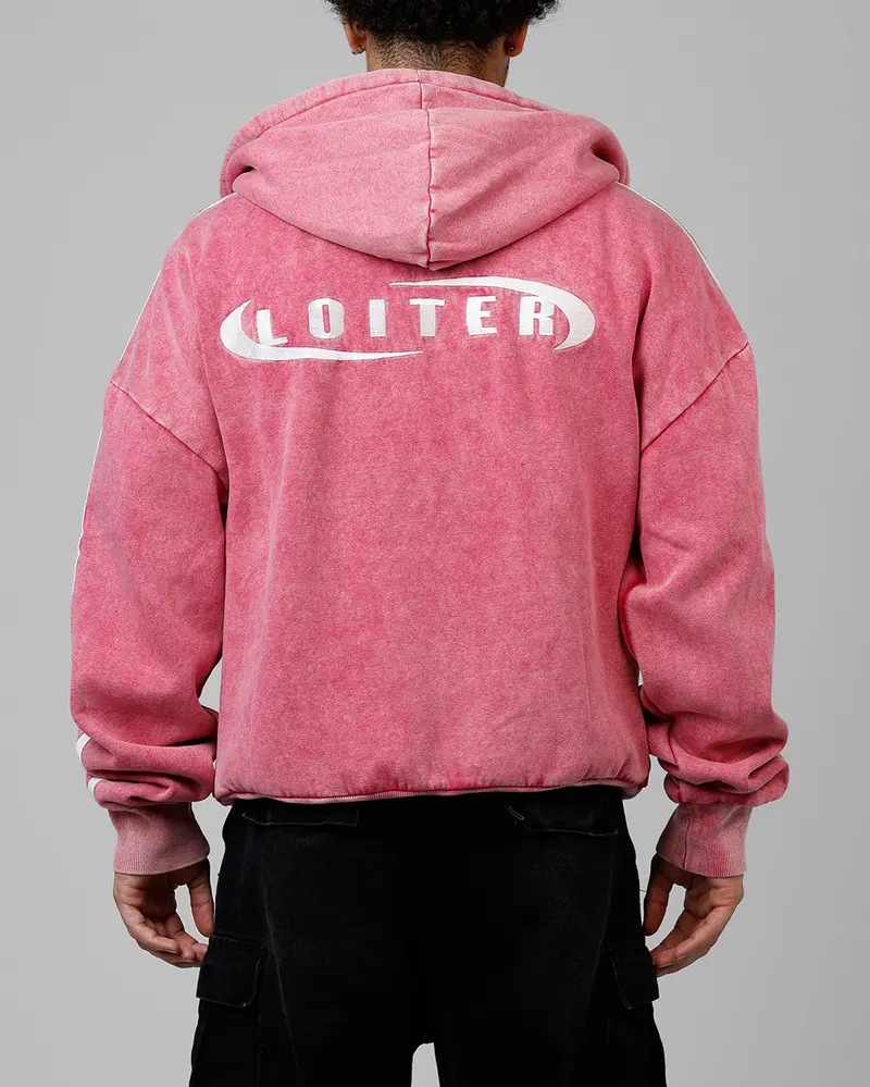 Loiter Night Vision Hoodie Washed Purple 1