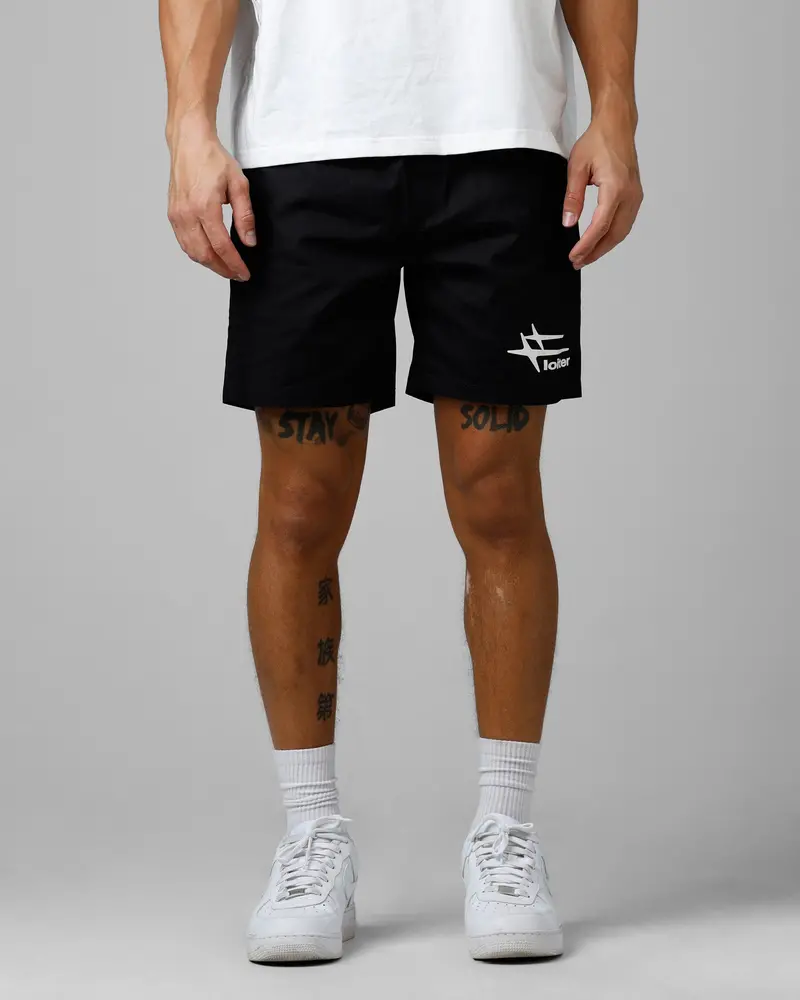 Loiter Nylon Shorts Black 1