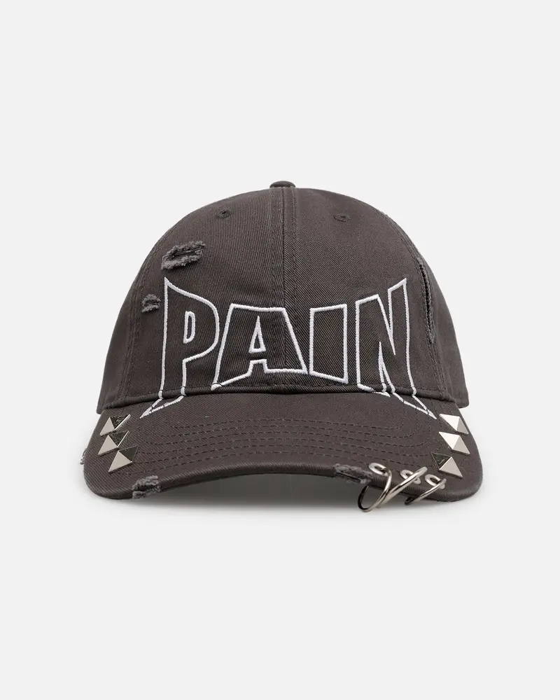 Loiter Pain Strapback Hat Black 1