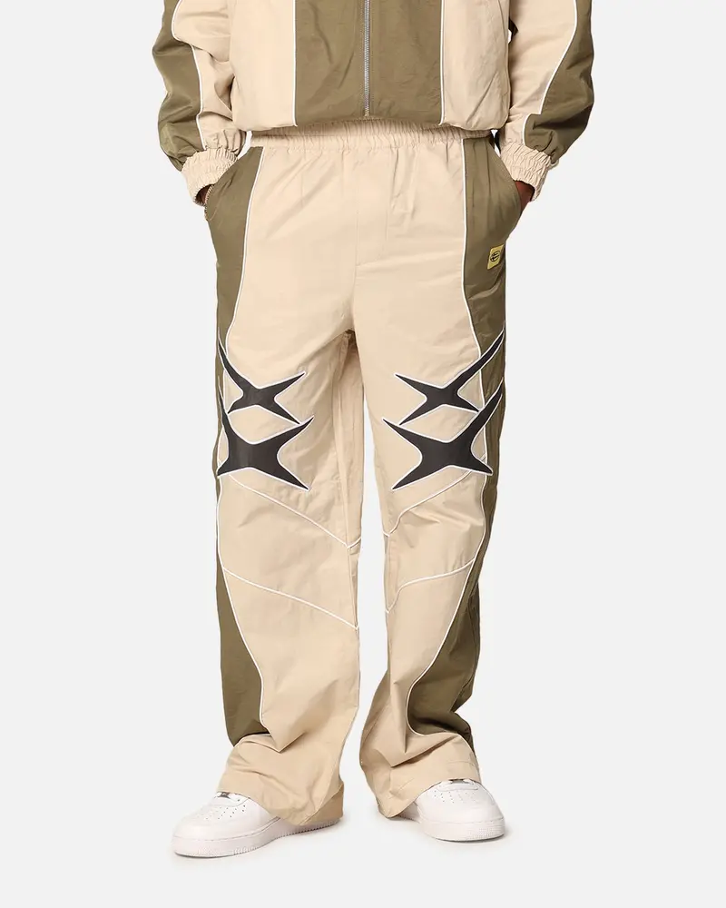 Loiter Paradise Track Pants Stone/Khaki 1