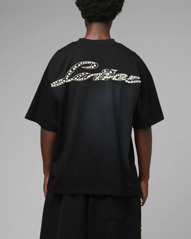 Loiter Pearl T-Shirt Black 1