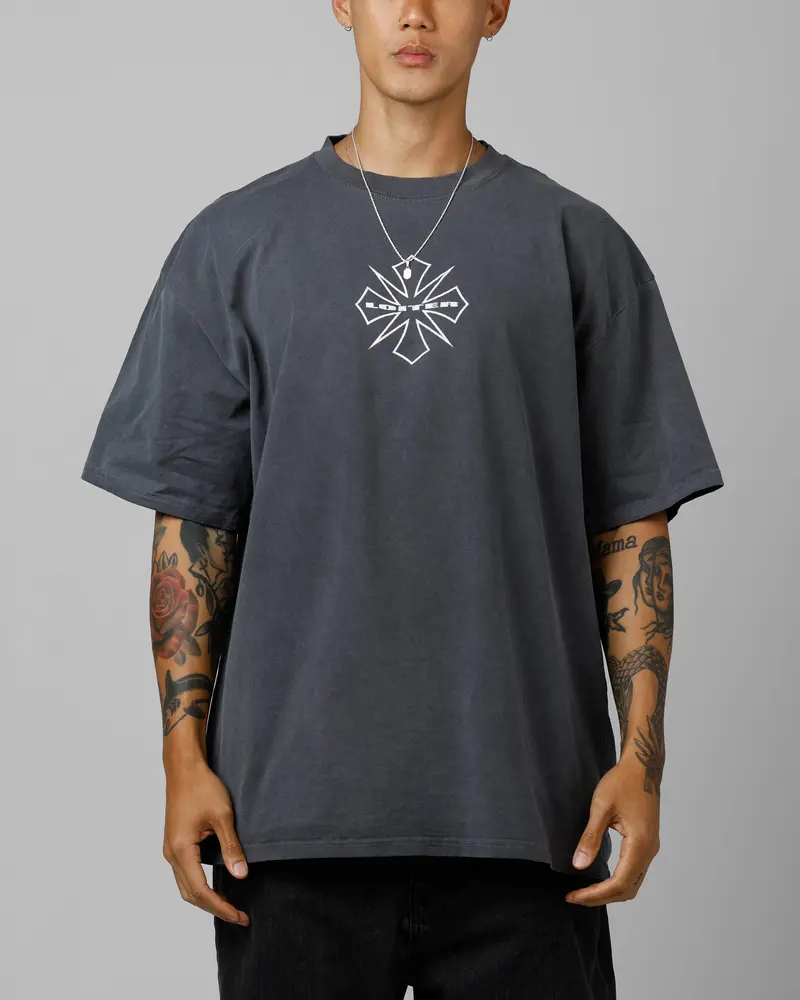Loiter Phantom Sigil T-Shirt Washed Charcoal 2