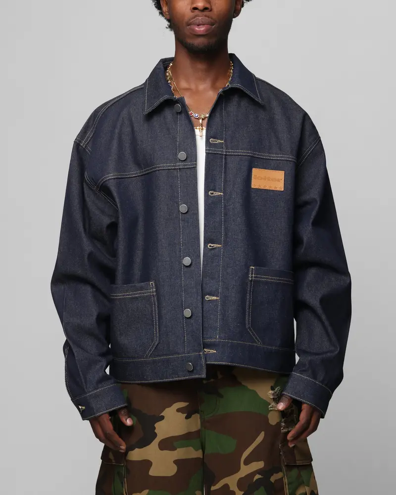 Loiter Prestige Denim Jacket Raw Indigo 1
