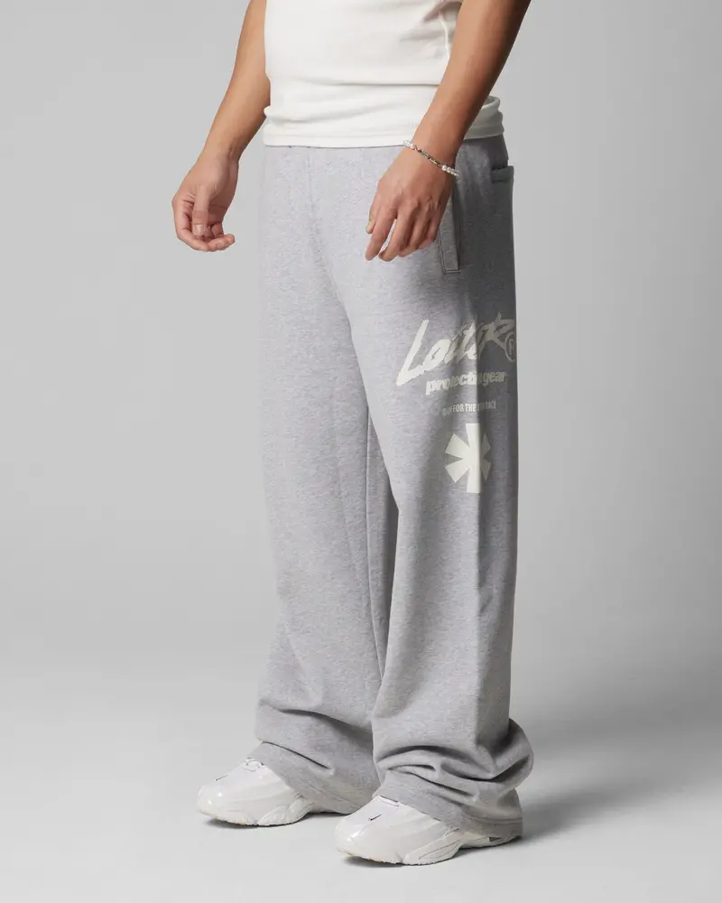 Loiter Protective Wide Leg Track Pants Grey 1