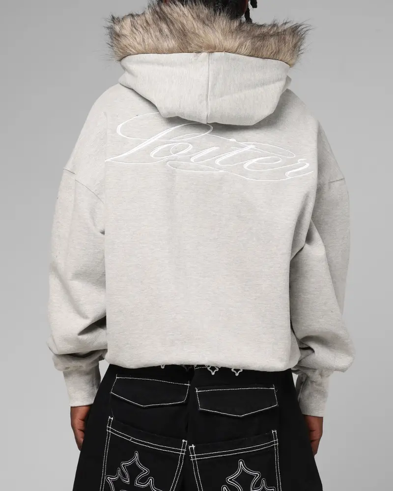 Loiter Purity Zip Hoodie Grey 1