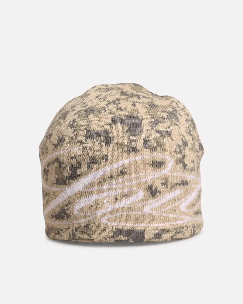 Loiter Skull Knit Beanie Digi Camo 1