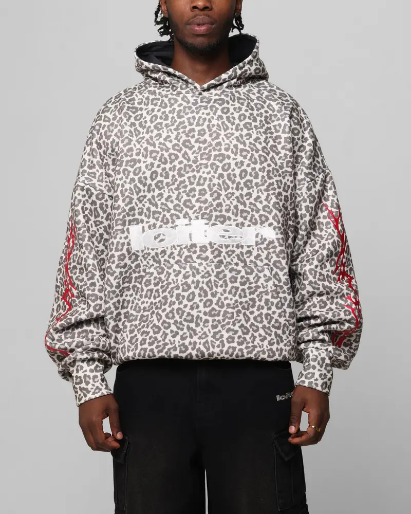 Loiter Soho Hoodie Snow Leopard 1