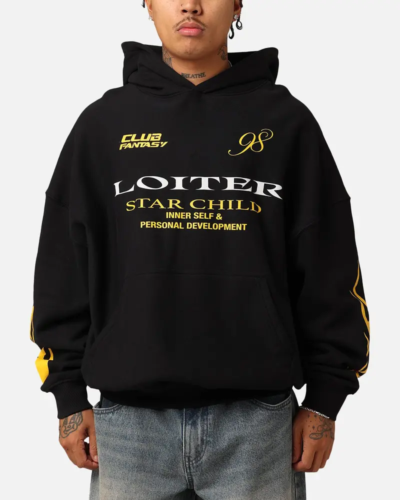 Loiter Star Child Hoodie Black 1
