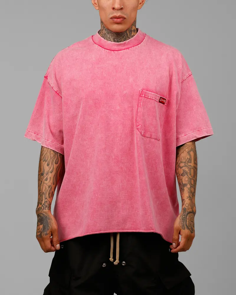 Loiter Star Child Pocket T-Shirt Pink 2