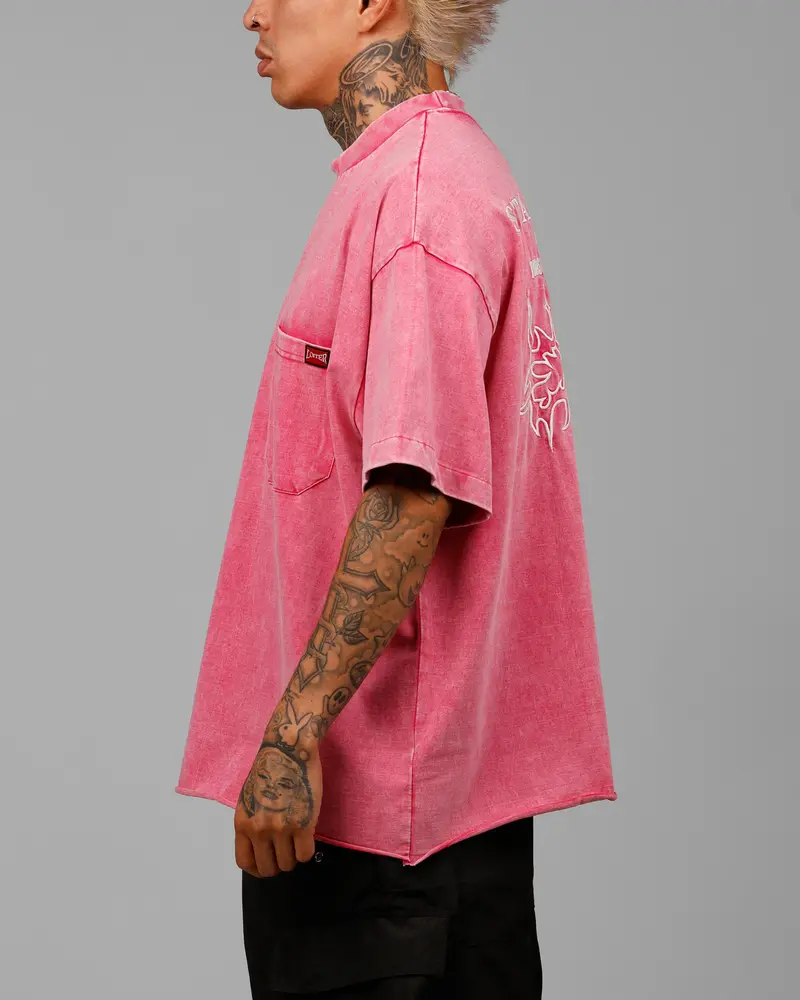 Loiter Star Child Pocket T-Shirt Pink 5