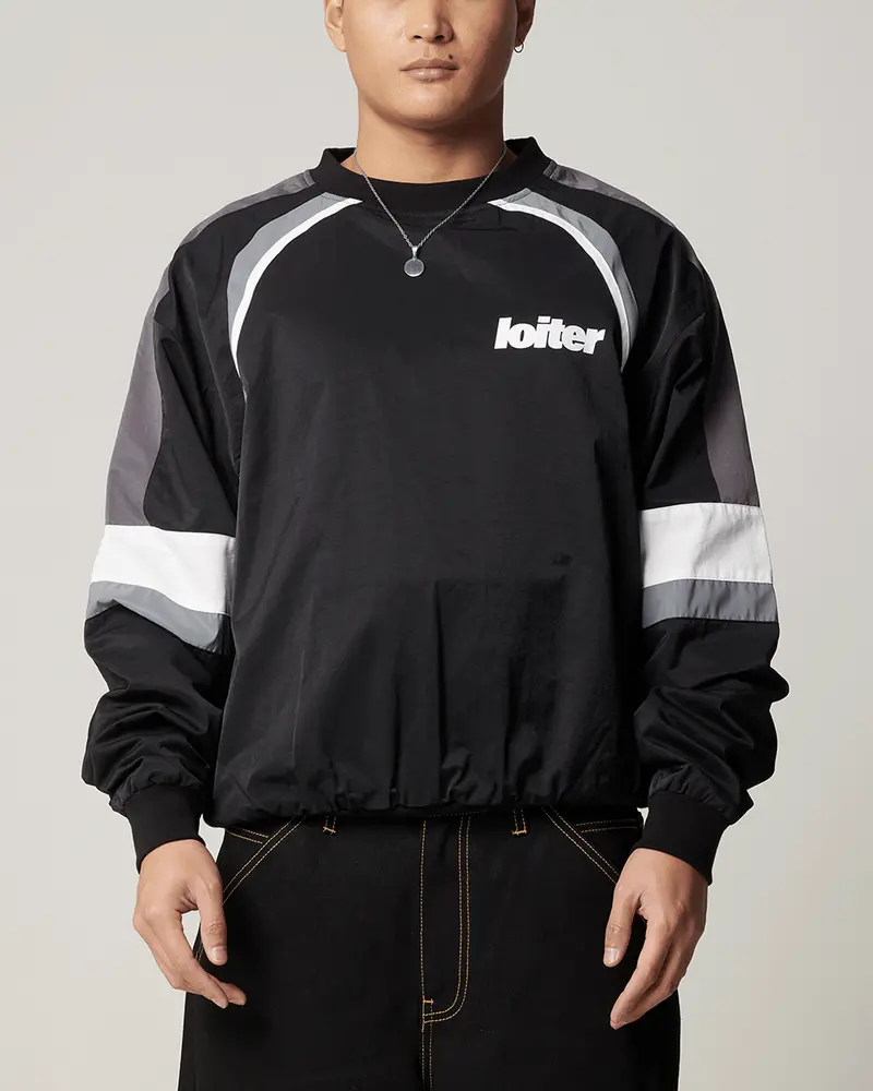Loiter Studio Athletic Crewneck Black 1