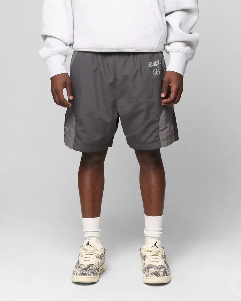Loiter Subculture Panel Shorts Charcoal 1
