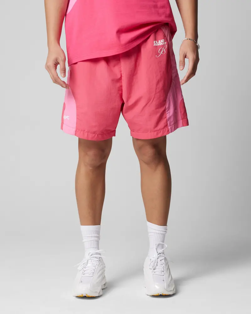 Loiter Subculture Panel Shorts Pink 1