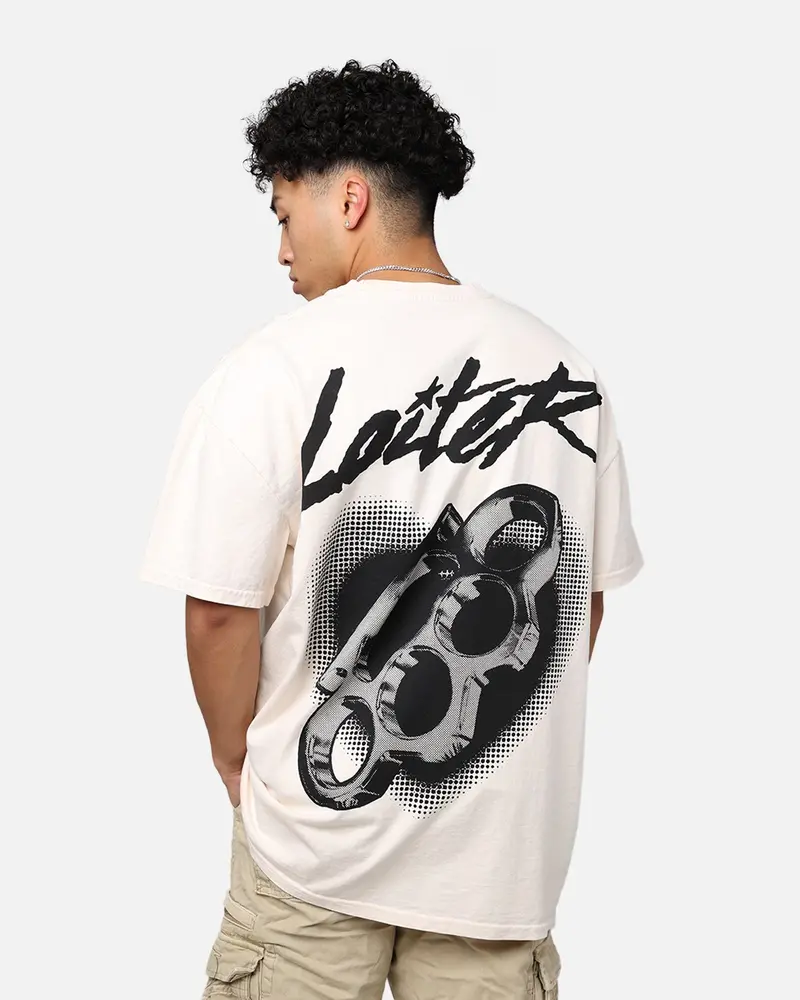 Loiter Tough Love T-Shirt Off White 1