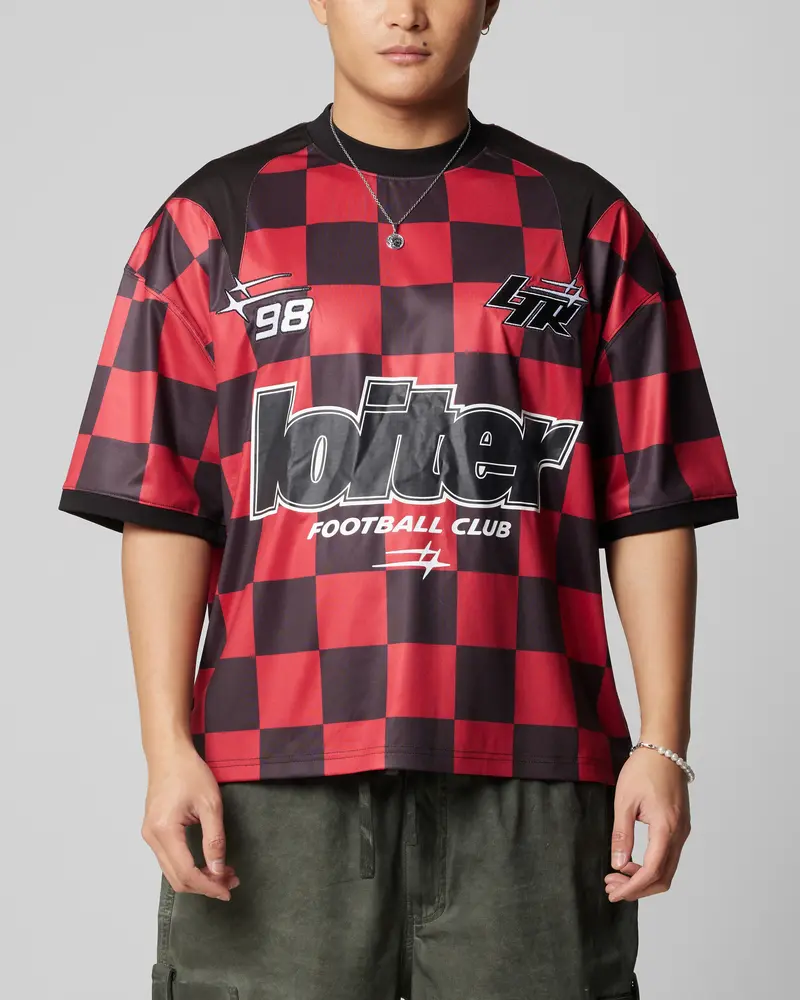 Loiter Tournament Jersey Red/Black 1
