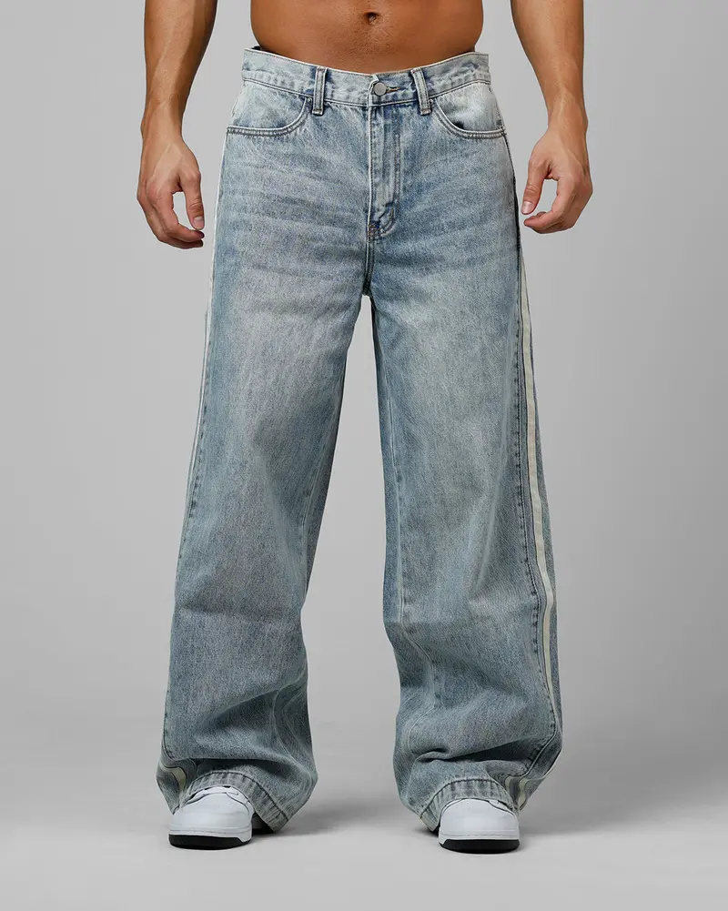 Loiter Track Star Denim Jeans Blue Wash 6