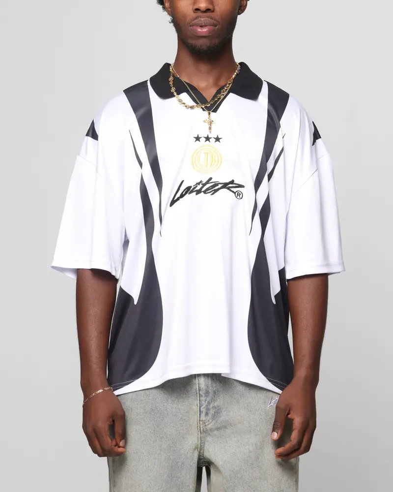 Loiter United Football Jersey White/Black 1
