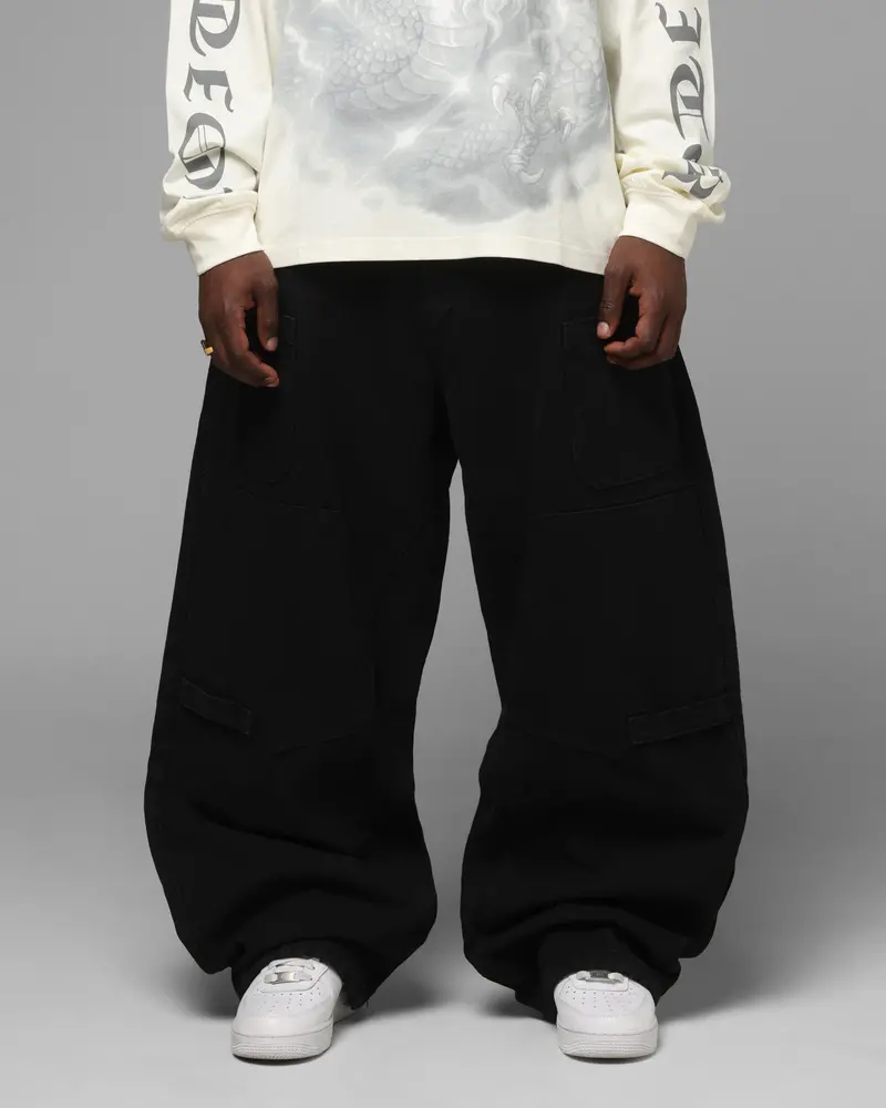 Loiter Utility Work Pants Black 1