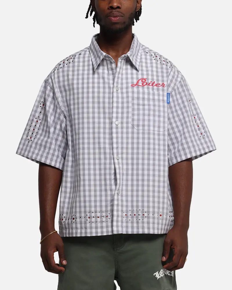 Loiter Western Button Up Shirt Check 1