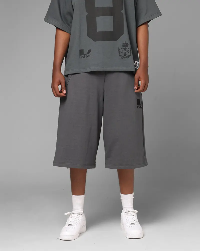 Loiter World Cup Shorts Charcoal 1