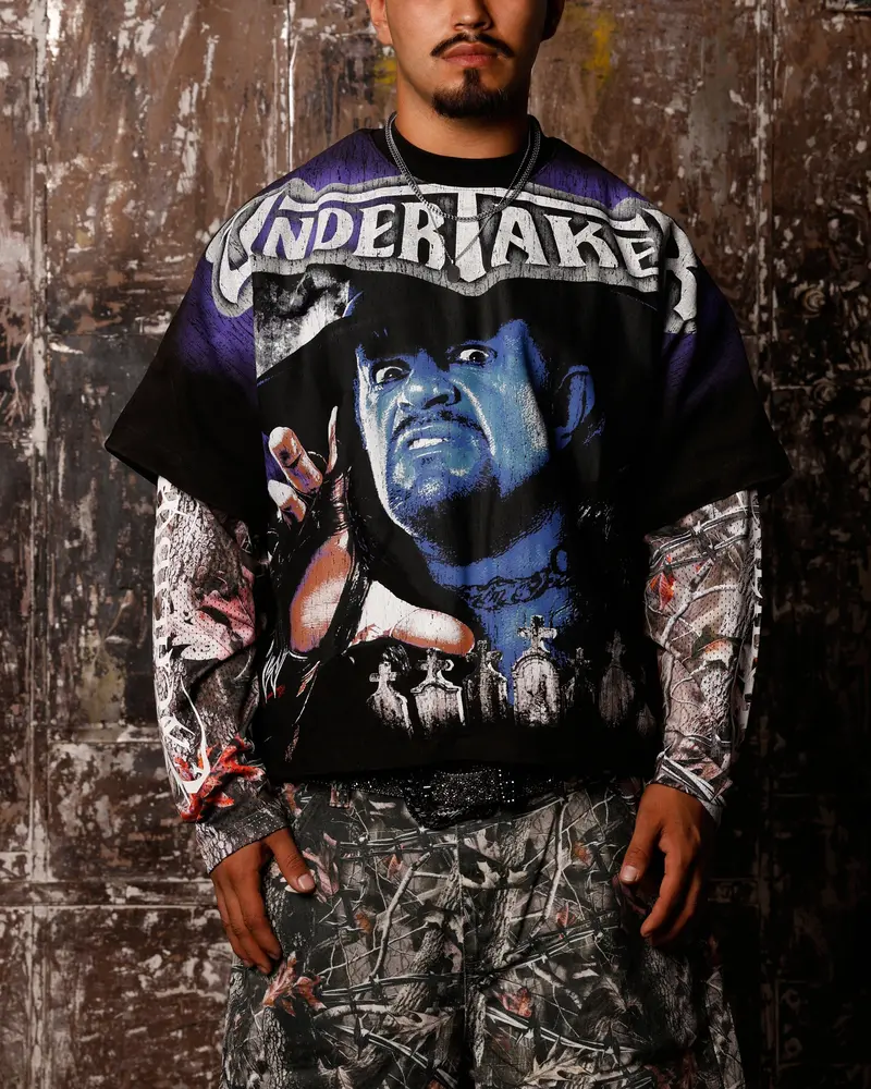 Loiter X Wwe Undertaker Vintage T-Shirt Vintage Black 1