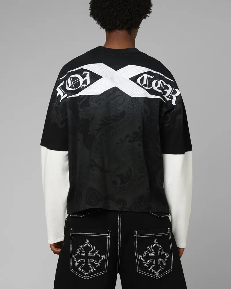 Loiter Xplicit Layered Long Sleeve T-Shirt Black 1