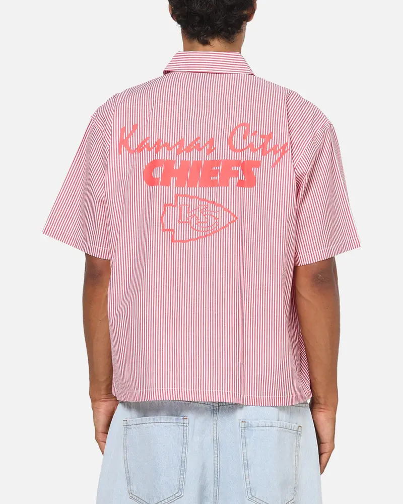 Majestic Athletic Kansas City Chiefs Graphic Boxy Shirt White/Red 1